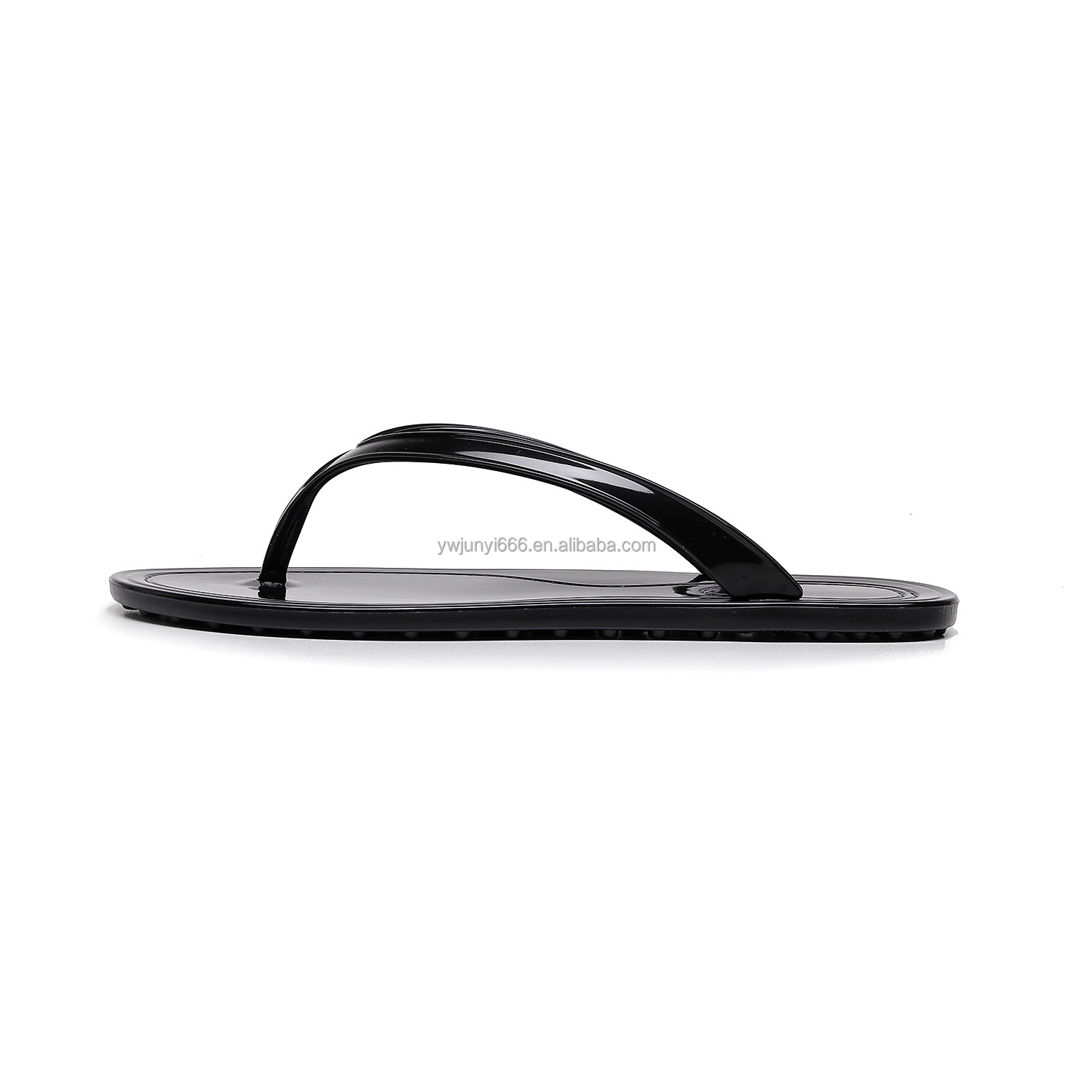 Fashion Versatile Women Plastic Jelly Flip Flops Flat Clip Toe Sandals Casual Outdoor Beach Thong Slippers for Summer detail