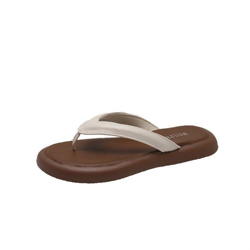 INS-style Women's Square Toe Light Weight Summer Fashion Trend Korean-style Thong Flip-Flops product view
