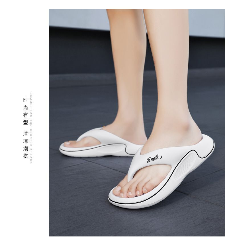Thick Sole Soft Cloud Cushion Anti-Slippery Waterproof Lightweight Quick Dry Unisex Summer Beach Platform Flip Flops detail