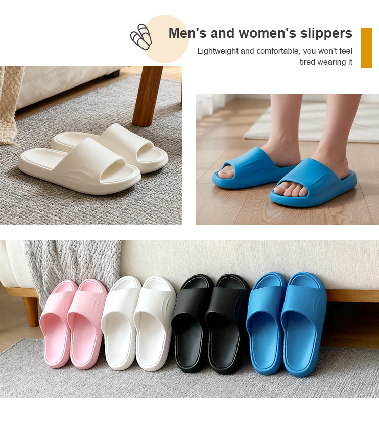 Outdoor Leisure Women's Summer Flip-Flops Soft-Bottomed EVA Material Slippers Comfortable Lightweight Non-slip detail