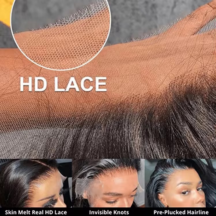 Raw Hair Vendor Deep Wave Transparent Lace Fronta Wigs for Women Deep Curly Lace Front Brazilian Human Hair Wigs for Black Women product view