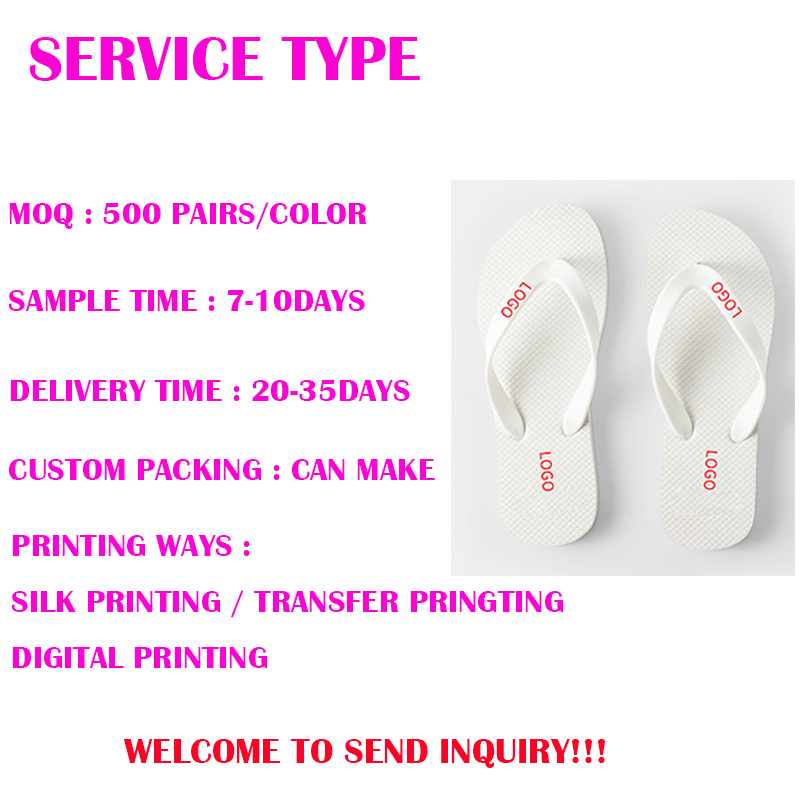 Custom Bulk Sandals for Men Women Wedding Pool Party Slippers White Flip Flops Wedding for Guests detail