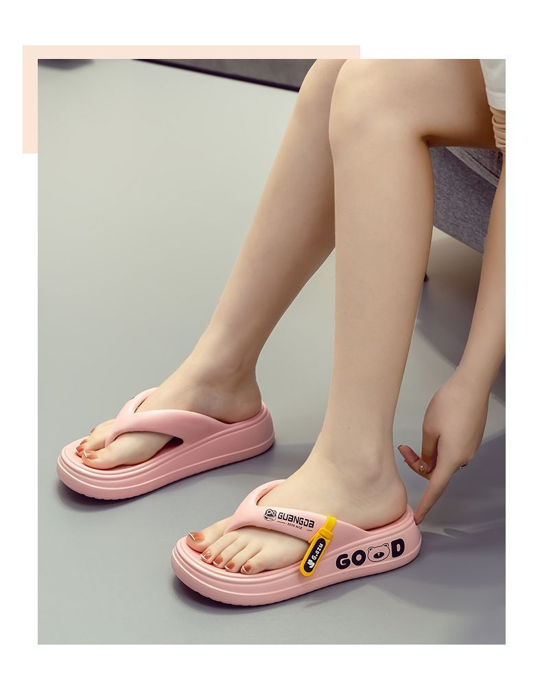 Women's Designer EVA Flip Flops Slippers Wholesale Summer 2025 Thick-Soled Non-Slip Beach Sandals for Women & Ladies detail