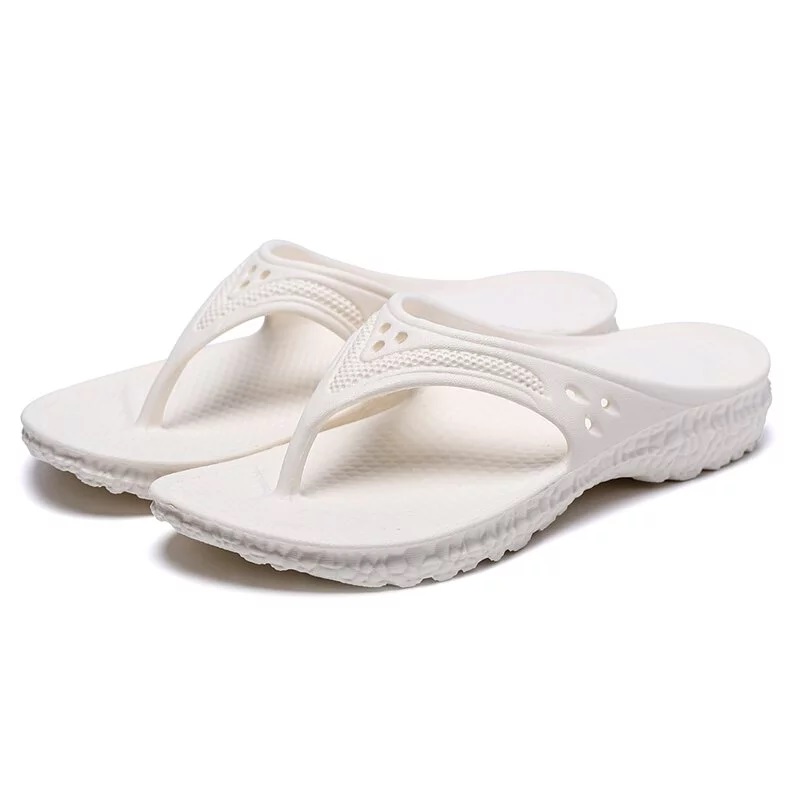 Unisex Summer Eco-Friendly Arch Support Anti-Slip Flip Flops Flat Sandals