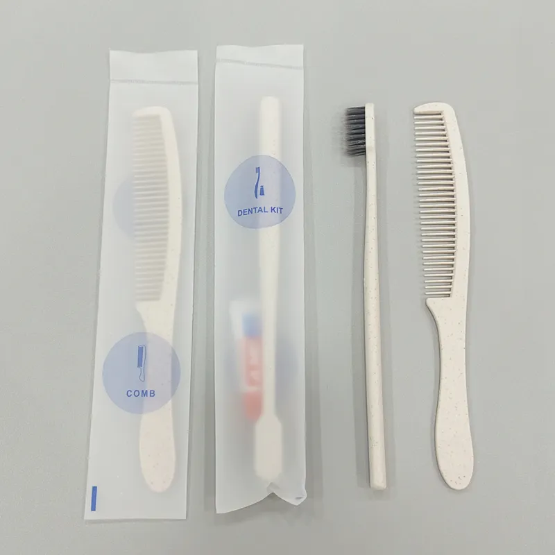 Wholesale Custom Airbnb Disposable Unisex Slippers Wash Set Hotel Luxury Bathroom Shampoo Toiletries Amenity Set product view
