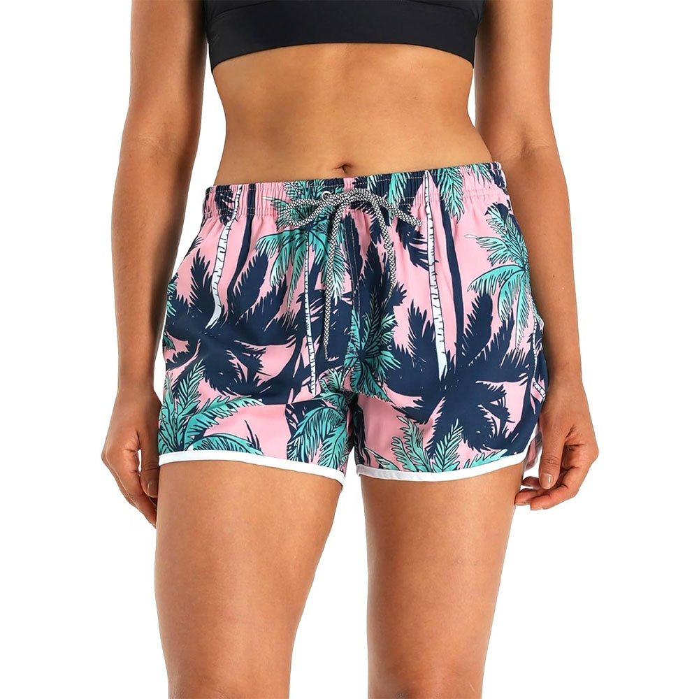 Womens Relaxed Fit Beach Shorts with Lightweight Material for Walking Travel and Summer Activities Womens Beach Shorts OEM detail