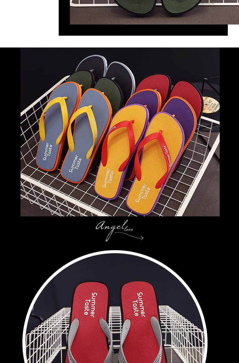 Summer Beach Casual Slipper Flip-Flops Logo Thong Flip Flop Sandal Outdoor Height Increasing Platform Style detail