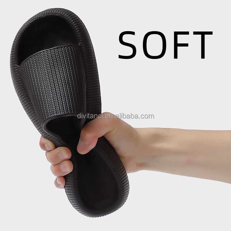 DROPSHIPPING Product 2026 EVA Pillow Soft Slides Thick Platform Casual Sandals Pillow Slides Cloud slippers Indoor slippers Eva detail