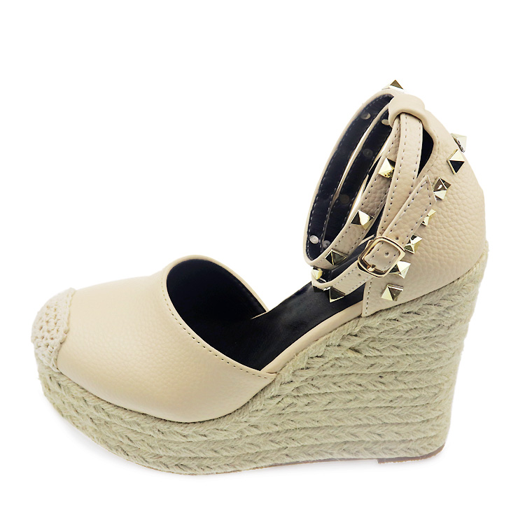 Women's Summer Espadrille Platform Sandals Breathable Wedges Shoes with Slip-Closed Toe Zapato de Mujer detail