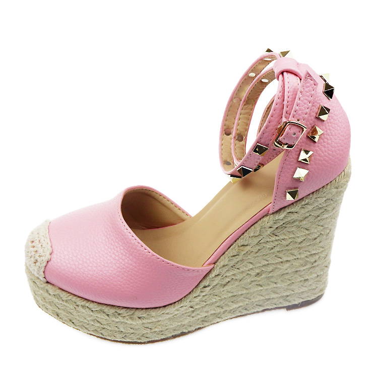 Women's Summer Espadrille Platform Sandals Breathable Wedges Shoes with Slip-Closed Toe Zapato de Mujer detail