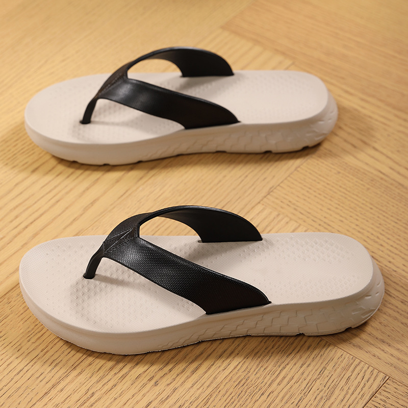 Breezestep EVA Thick Sole Open Flip Flops Men Women | Soft Cushion Anti Slip Breathable Waterproof Beach Sandals | Summer product view