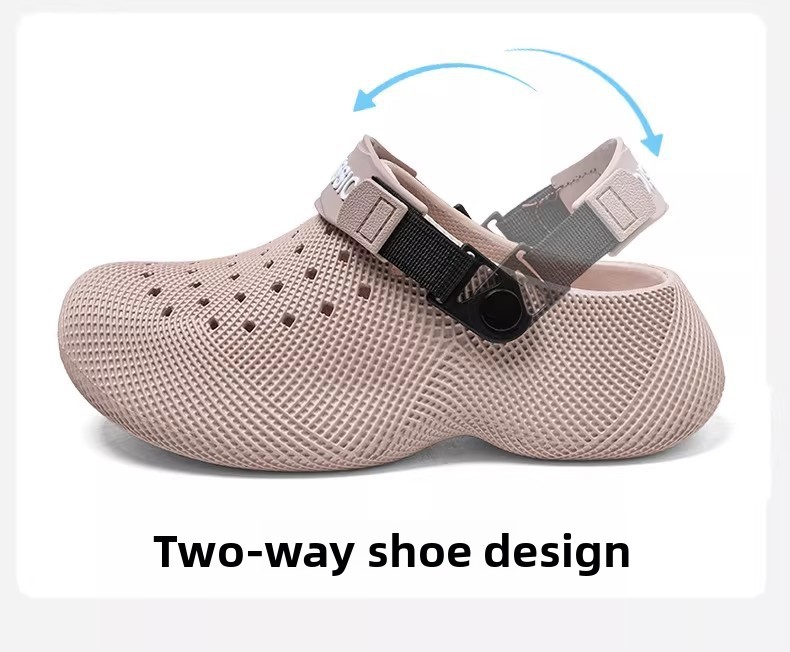 Unisex Eva Sandals 3D Printed Texture Clog Wide Fit Mules Summer Outdoor Non-Slip Water-Walking Couple Slide slippers for Womens detail