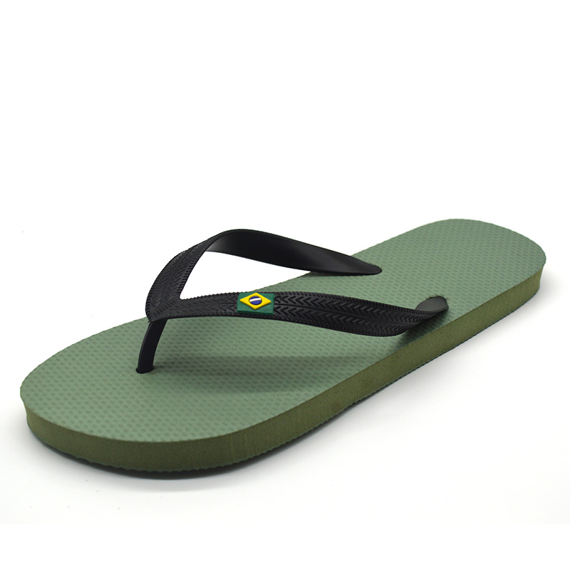 Wholesale Flip Flop Nice Printed PE Beach Slipper detail