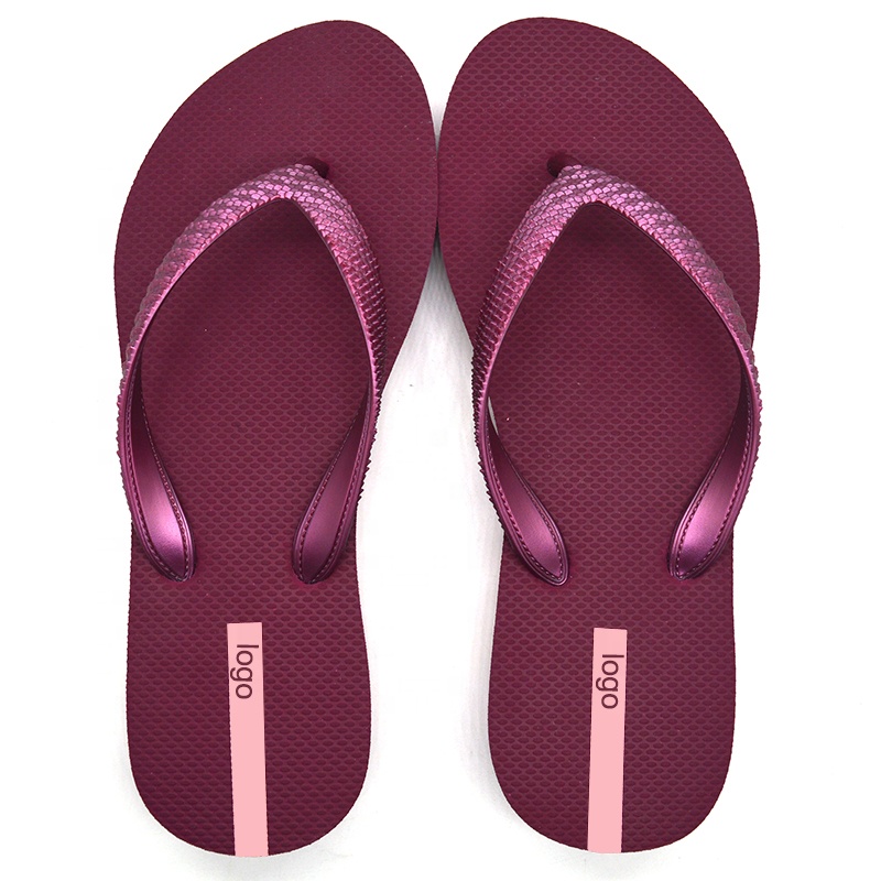 Hot Sales Wedge Heel Women Rubber Flip Flops product view