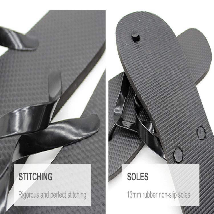 Hotel Disposable Amenities Guesthouse Room Slippers Beach Bathing Flip-Flops Waffle-Patterned Half-Wrap Extra-Thick Non-slip detail