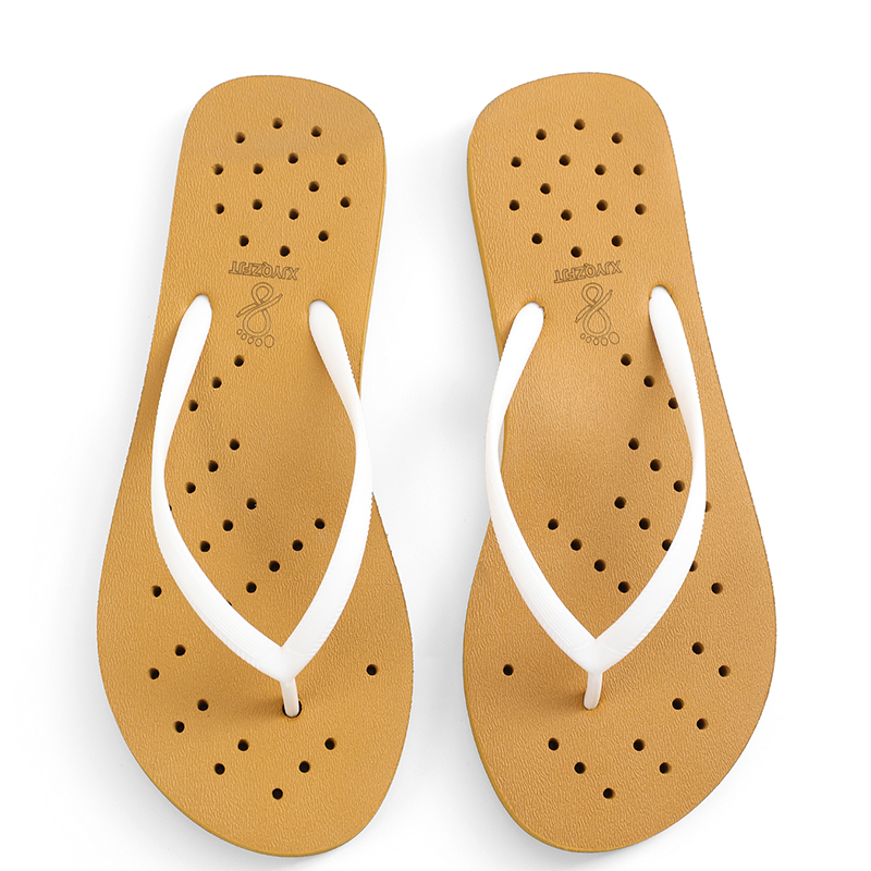 Breathable Perforated Women Flip Flops Lightweight Non Slip Summer Beach Thong Sandals Casual Outdoor Slippers