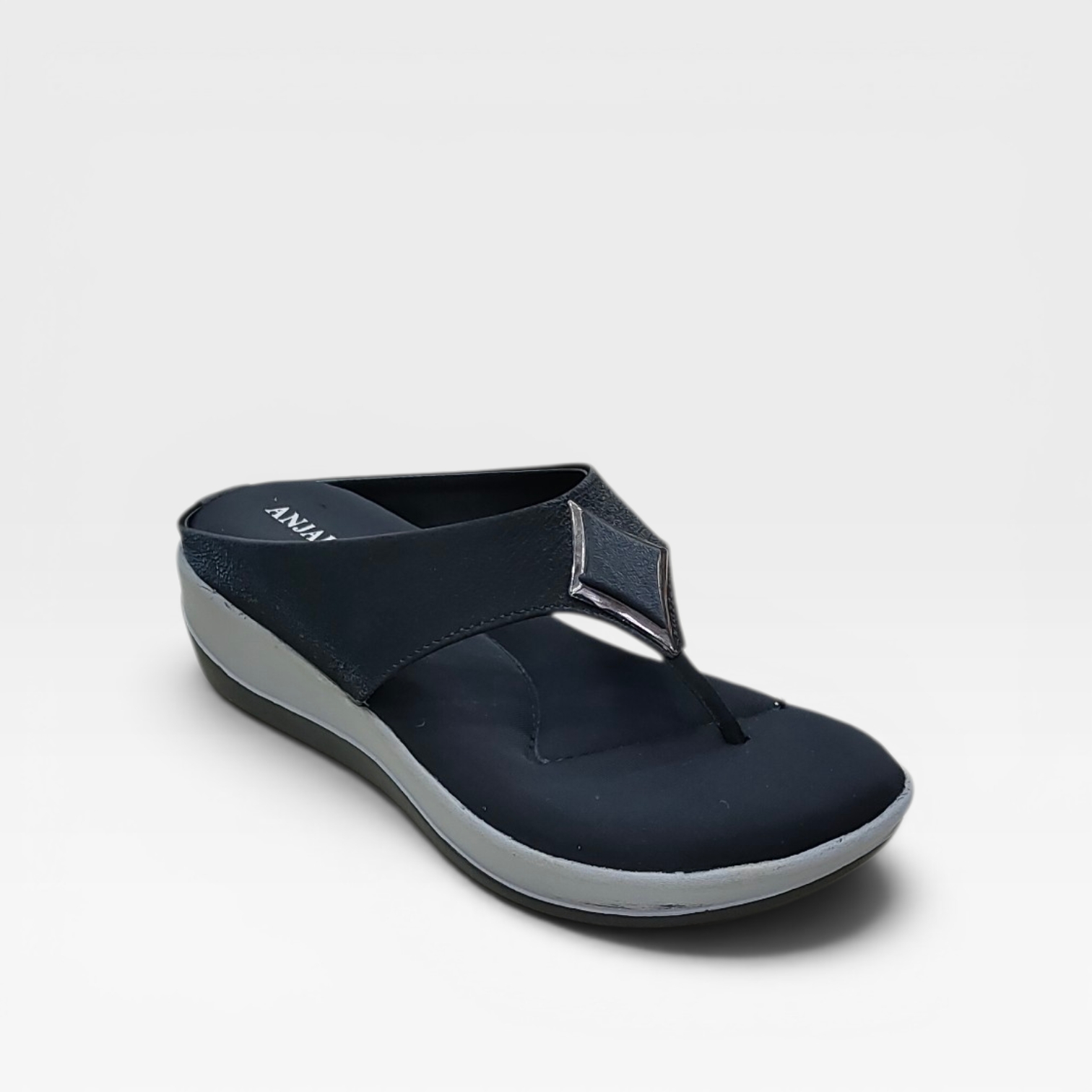 Women Fashion Comfortable Slippers Stylish Wedge Heel Flip Flop Lightweight Anti Skid Soft Cushion Daily Wear Indoor Outdoor