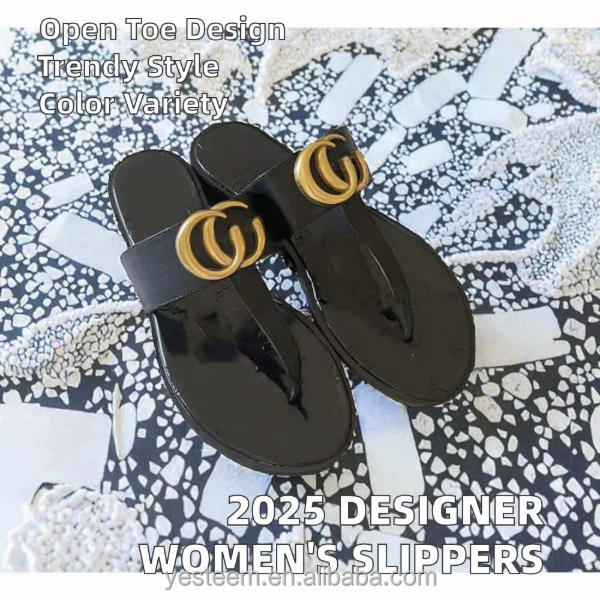 YESTEEM Latest Designer High Quality Ladies Slippers for Women Fashion Trend Summer Spring Autumn Flip-Flops for Girls detail