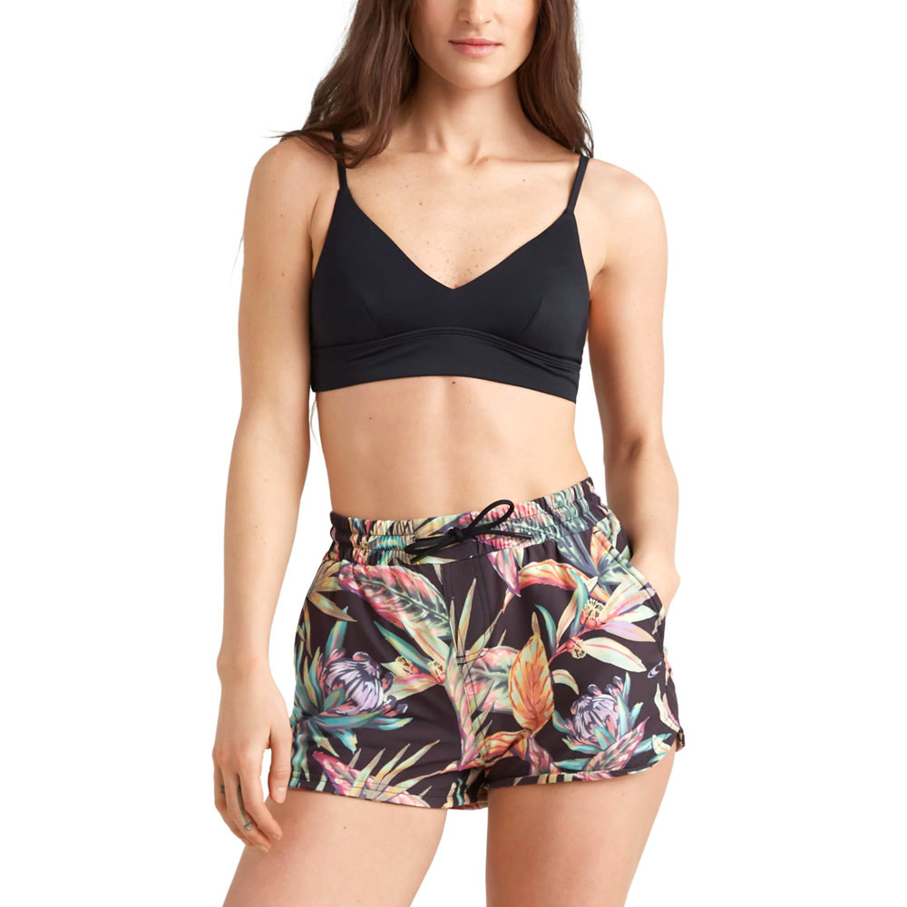 Womens Relaxed Fit Beach Shorts with Lightweight Material for Walking Travel and Summer Activities Womens Beach Shorts OEM detail