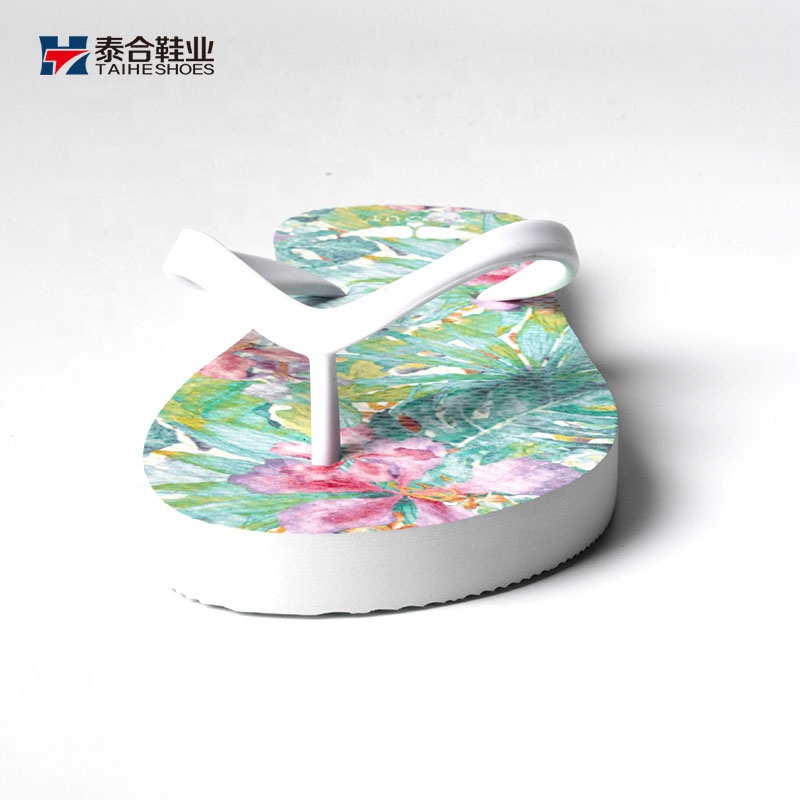 Women's Spring Summer Fashion Print Flip-flops Lightweight Anti-Slippery Customizable High Quality Cheap Wholesale product view