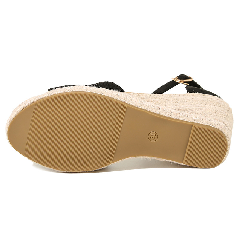 Custom Wedge Sandals for Women and Ladies Latest Espadrilles Platform Women Shoes Stylish Lady Shoes detail