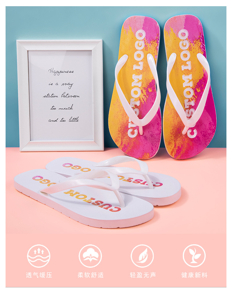 2026 EVA Flipflop Shoe Non slip Ladies Flip Flops Design 2026 slippers Plastic Custom logo Women Flipflops Rubber Manufacturer detail