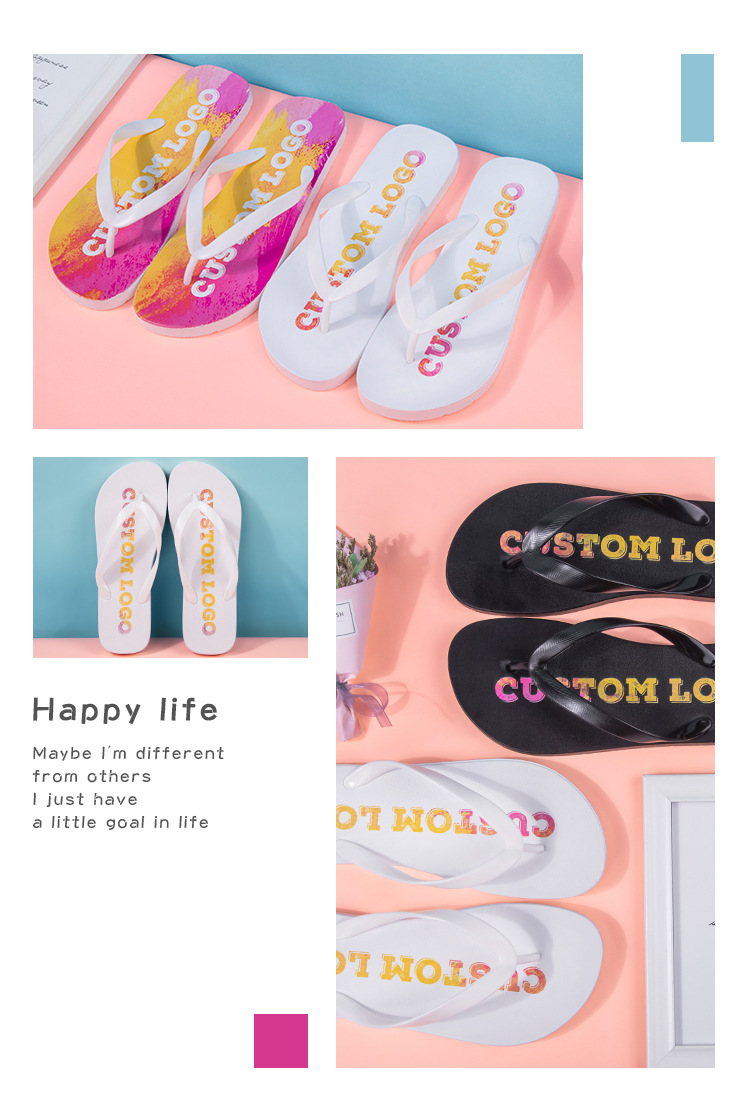2026 EVA Flipflop Shoe Non slip Ladies Flip Flops Design 2026 slippers Plastic Custom logo Women Flipflops Rubber Manufacturer detail