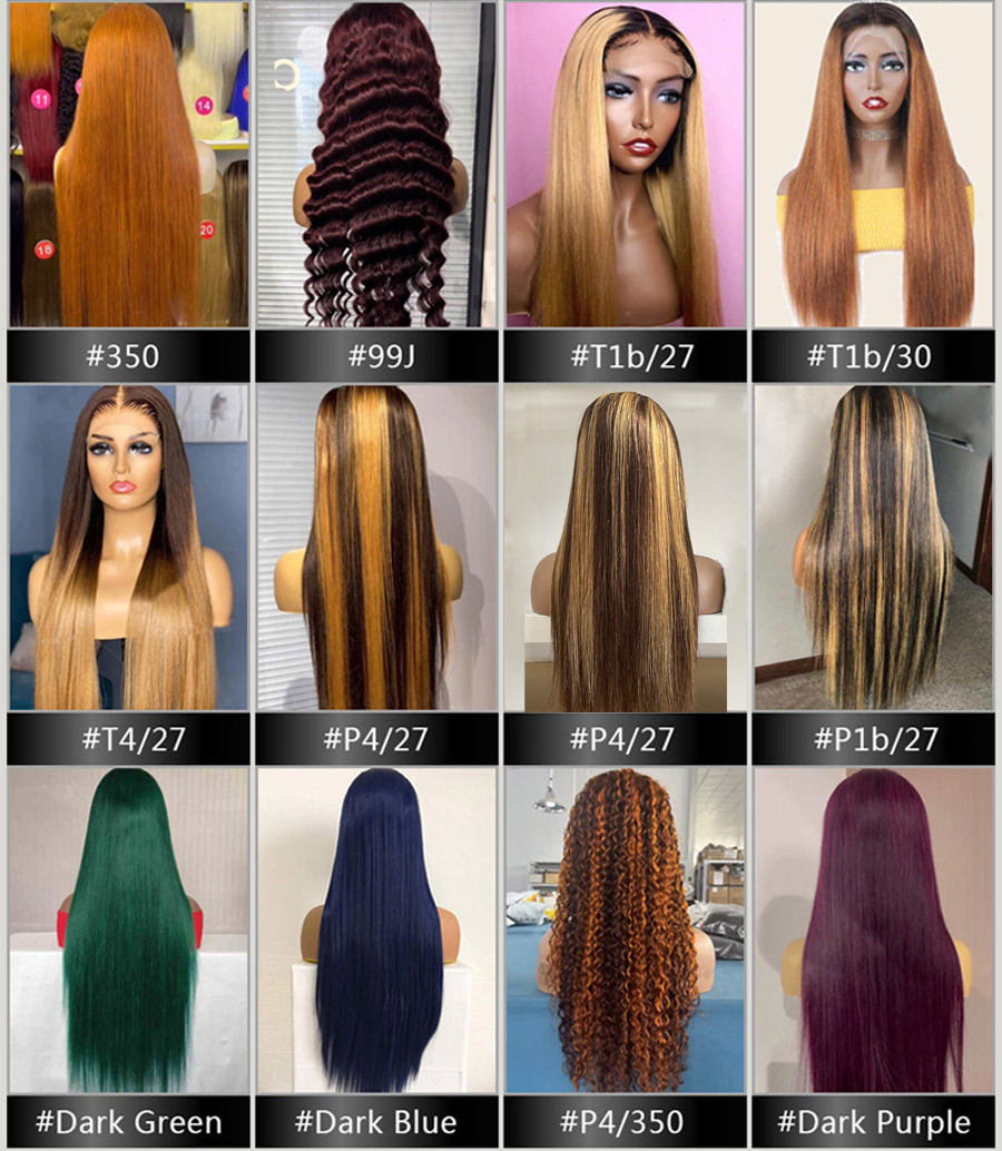Big Spiral Curly Human Hair Wigs Cherry Cola Red Invisible 13x4 360 Lace Frontal Wigs Human Hair 7x5 Glueless Lace Closure Wigs detail