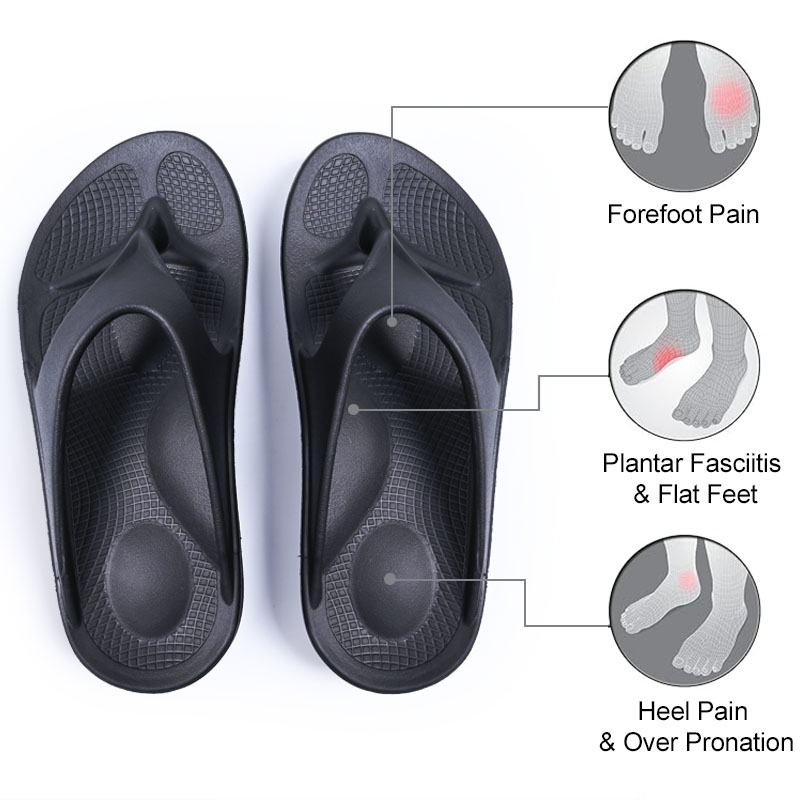 Flip Flops Women Thong Sandals Soft Straps Summer Pool Slides Orthopedic Plantar Fasciitis Beach Recovery Arch Support product view