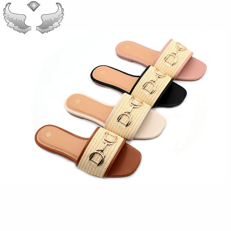 Wholesale Cheap Summer Ladies Flat Flip-flops Slipper Outdoor   White Flip Flop Slides for Women with LOGO MAX Selection Sandals detail