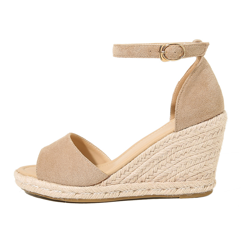 Custom Wedge Sandals for Women and Ladies Latest Espadrilles Platform Women Shoes Stylish Lady Shoes product view