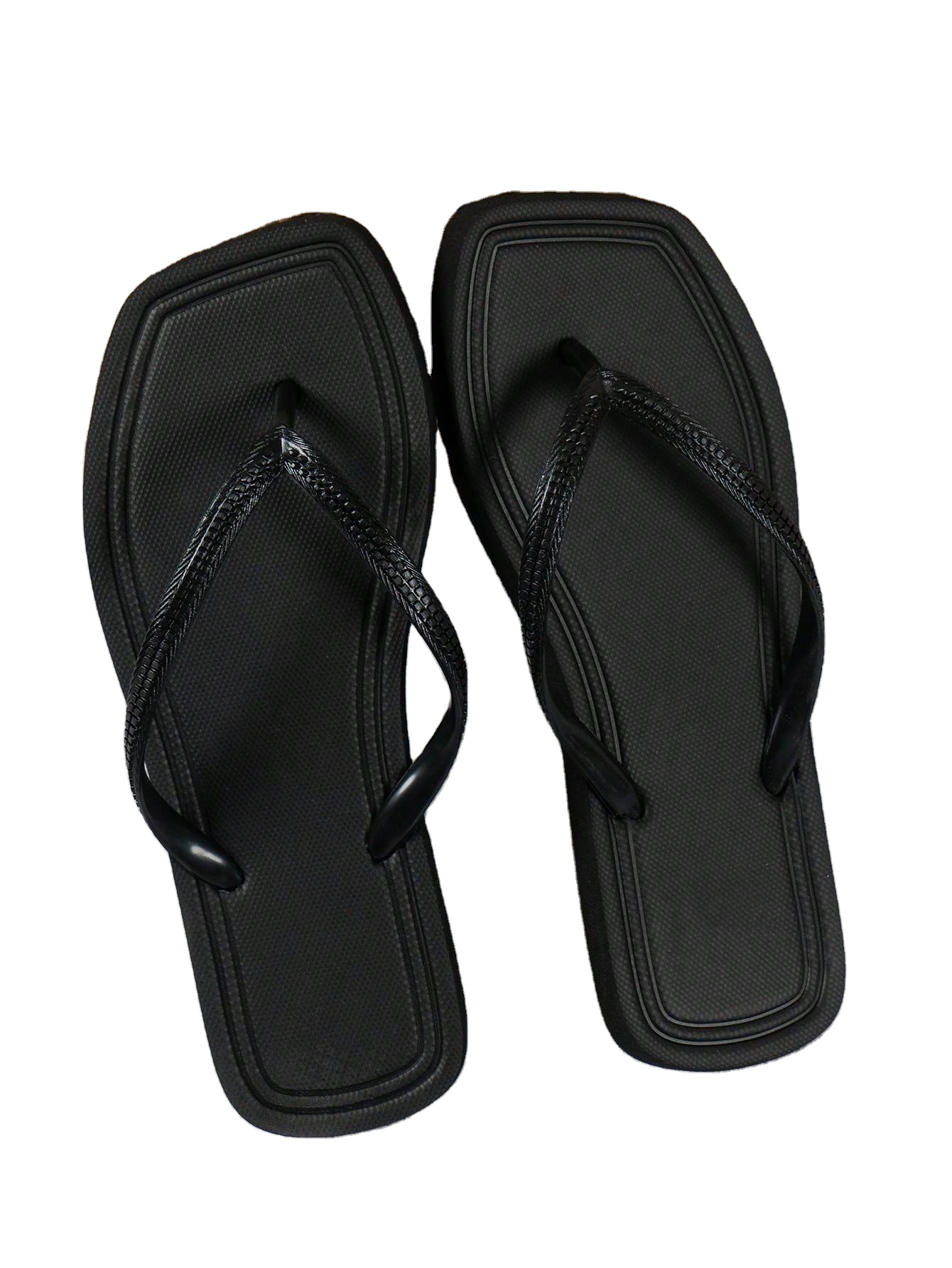 Women's Breathable Lightweight Open Toe Flip-Flops Spring Summer Autumn Fashion Trend Casual Beach Comfort Wear Pure Color