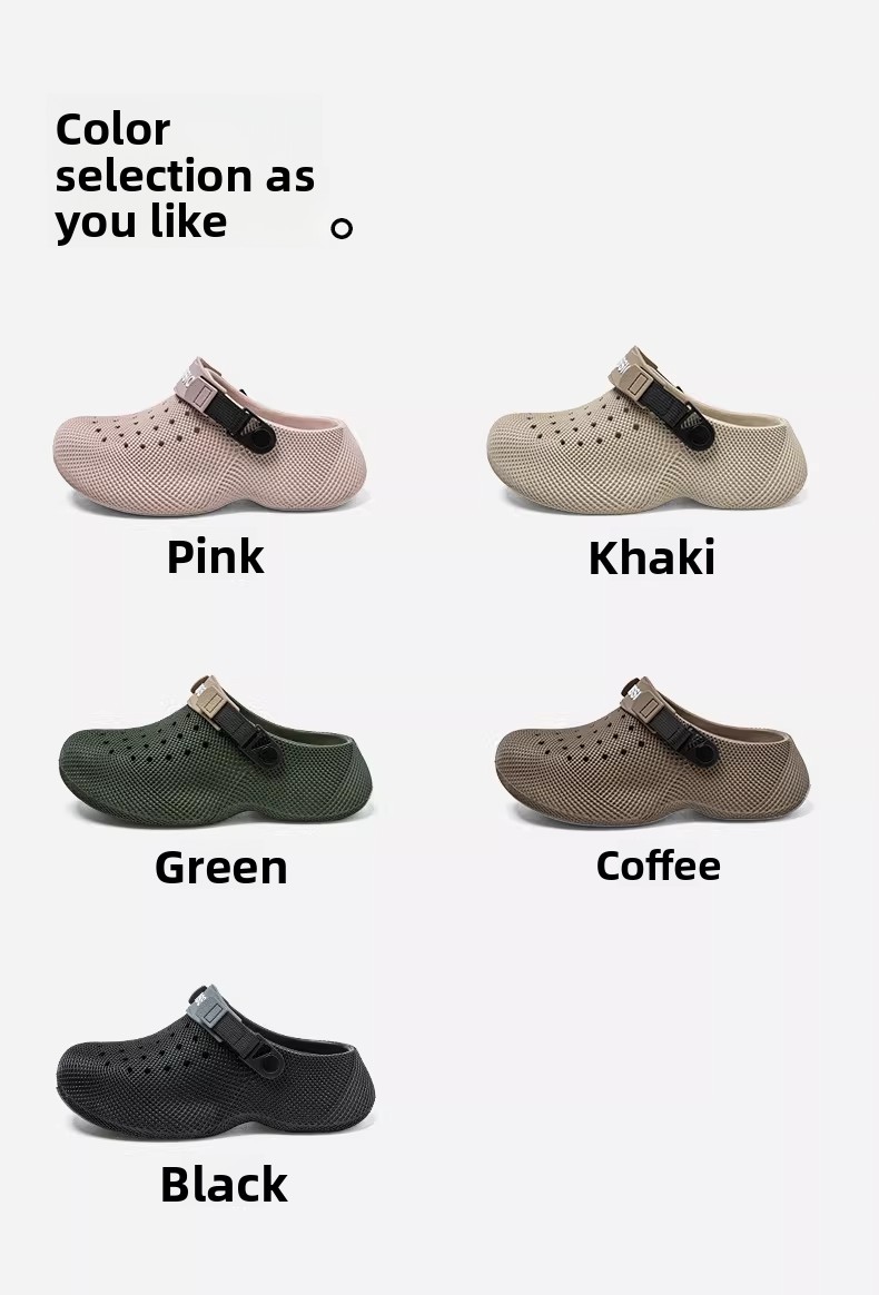 Unisex Eva Sandals 3D Printed Texture Clog Wide Fit Mules Summer Outdoor Non-Slip Water-Walking Couple Slide slippers for Womens detail