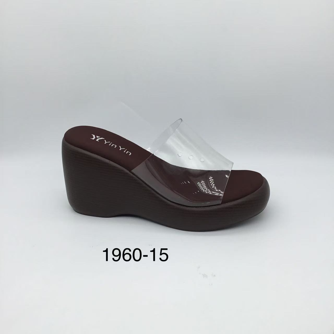 2026 Stylish Waterproof Platform T-Strap Thick Sole Slide-On Women Slide Wedges Sandals Slippers product view