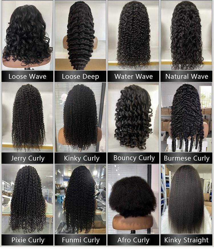 Raw Hair Vendor Deep Wave Transparent Lace Fronta Wigs for Women Deep Curly Lace Front Brazilian Human Hair Wigs for Black Women detail