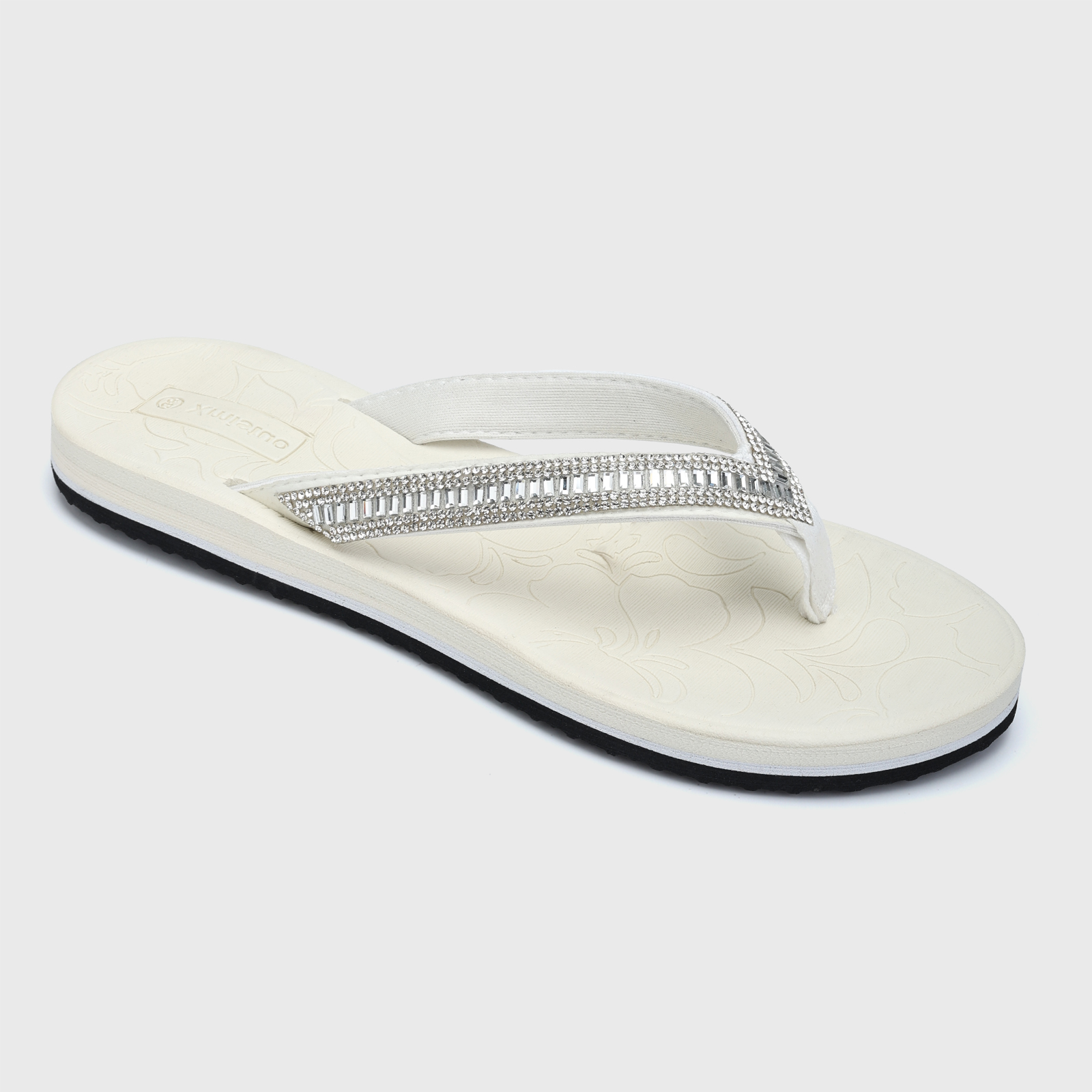 In Stock Women's Arch Support Flip Flops Anti-Slip Rhinestone Sandals EVA Beach Slippers Fast Shipping product view