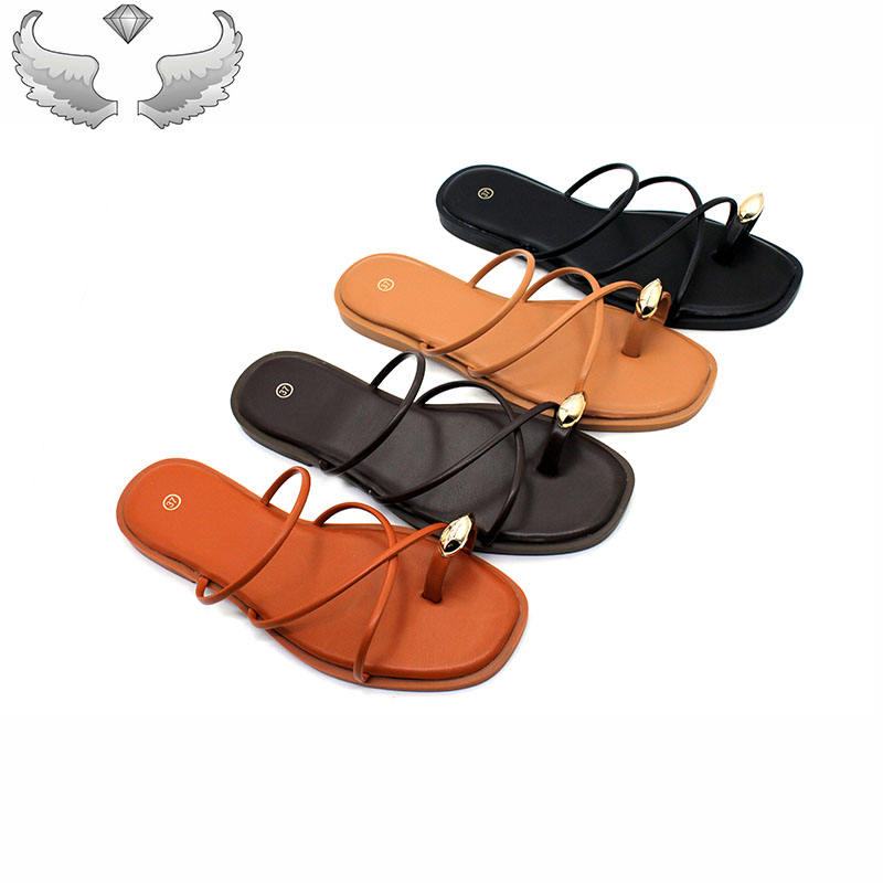 Wholesale Cheap Summer Ladies Flat Flip-flops Slipper Outdoor   White Flip Flop Slides for Women with LOGO MAX Selection Sandals detail