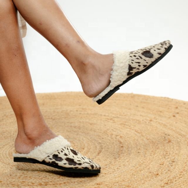 Genuine Leather Women's Flat Casual Flip Flops Handcrafted Comfortable Anti-Slippery Breathable Lightweight Fashion Trend Spring detail