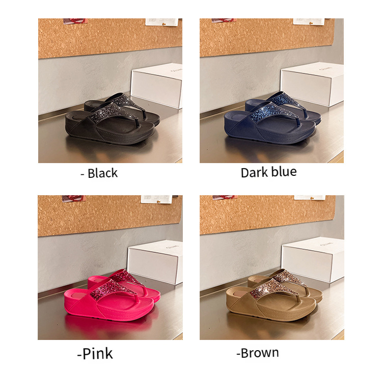 New Arrival Summer Beach Water Shoes Latest Design Women Flip Flops detail