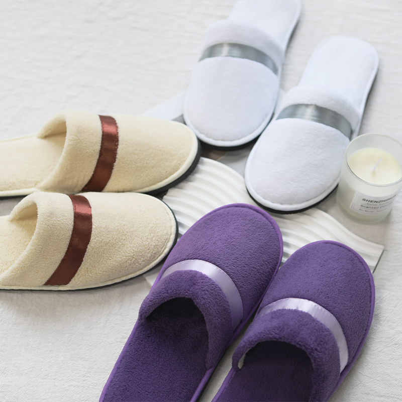 Hotel Spa Slippers Mens womens Wholesale Wedding Guest Slippers Family Wedding Party Discounts