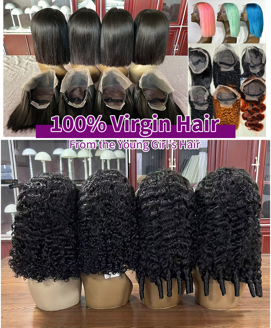 Big Spiral Curly Human Hair Wigs Cherry Cola Red Invisible 13x4 360 Lace Frontal Wigs Human Hair 7x5 Glueless Lace Closure Wigs detail