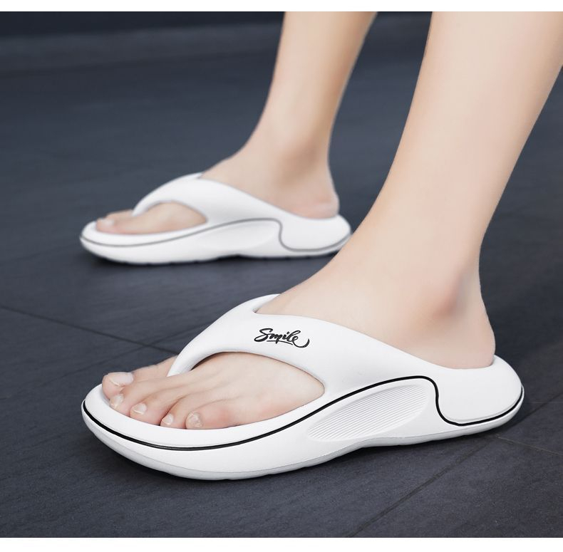 Thick Sole Soft Cloud Cushion Anti-Slippery Waterproof Lightweight Quick Dry Unisex Summer Beach Platform Flip Flops detail