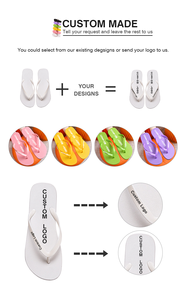 Woman Flip Flop Wedding Flip Flops for Bride for Dancing Rubber Beach Flip Flops Wedding detail