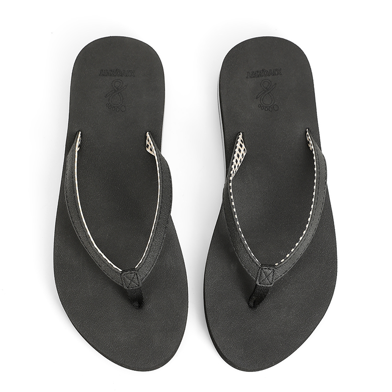 Women EVA Flip Flops Slim Strap Casual Beach Thong Sandals detail