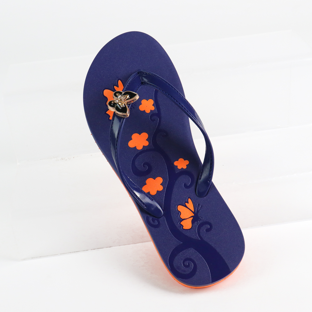Fashion Chappal Ladies Footwears Chausure Pour Femme Custom Slides Flip Flop Slipper for Women product view