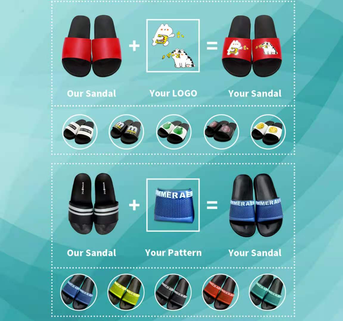 Leisure Vacation Women's Flip-flops EVA Sole Thin Flip-flops Barefoot Comfortable slippers Flip-flops detail