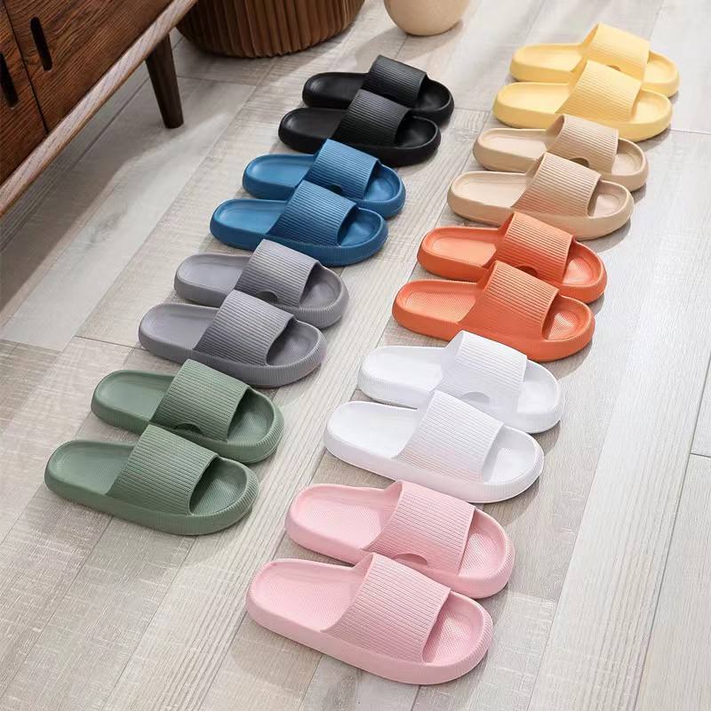 DROPSHIPPING Product 2026 EVA Pillow Soft Slides Thick Platform Casual Sandals Pillow Slides Cloud Slippers Indoor Slippers Eva