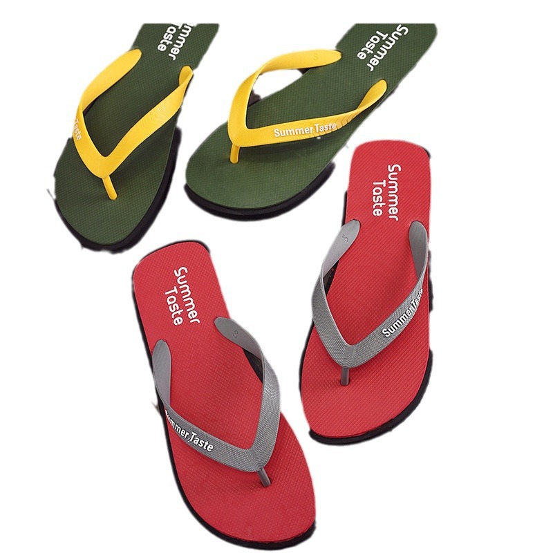 Summer Beach Casual Slipper Flip-Flops Logo Thong Flip Flop Sandal Outdoor Height Increasing Platform Style product view