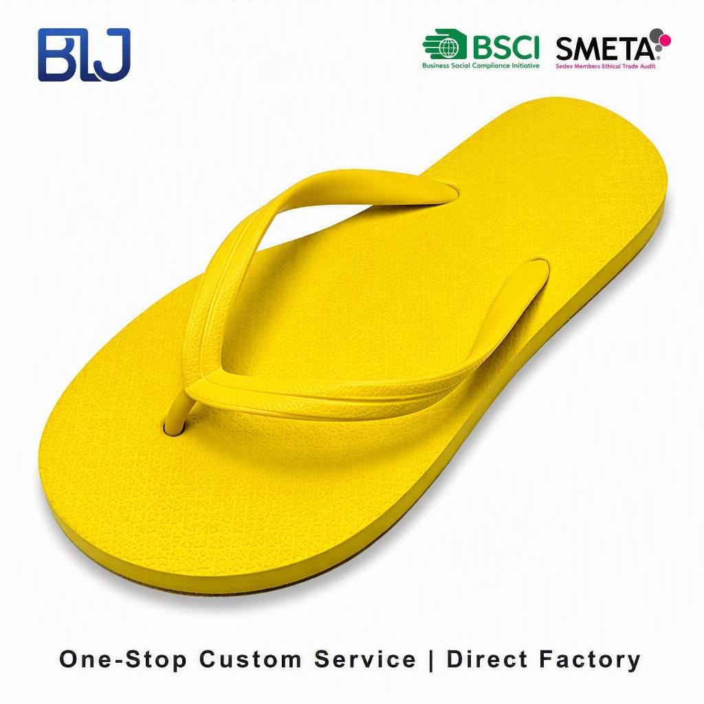 Eco Friendly PE Open Toe Custom Logo OEM BSCI REACH CE Certified 22 Years Factory Anti Slip Wholesale Flip Flops