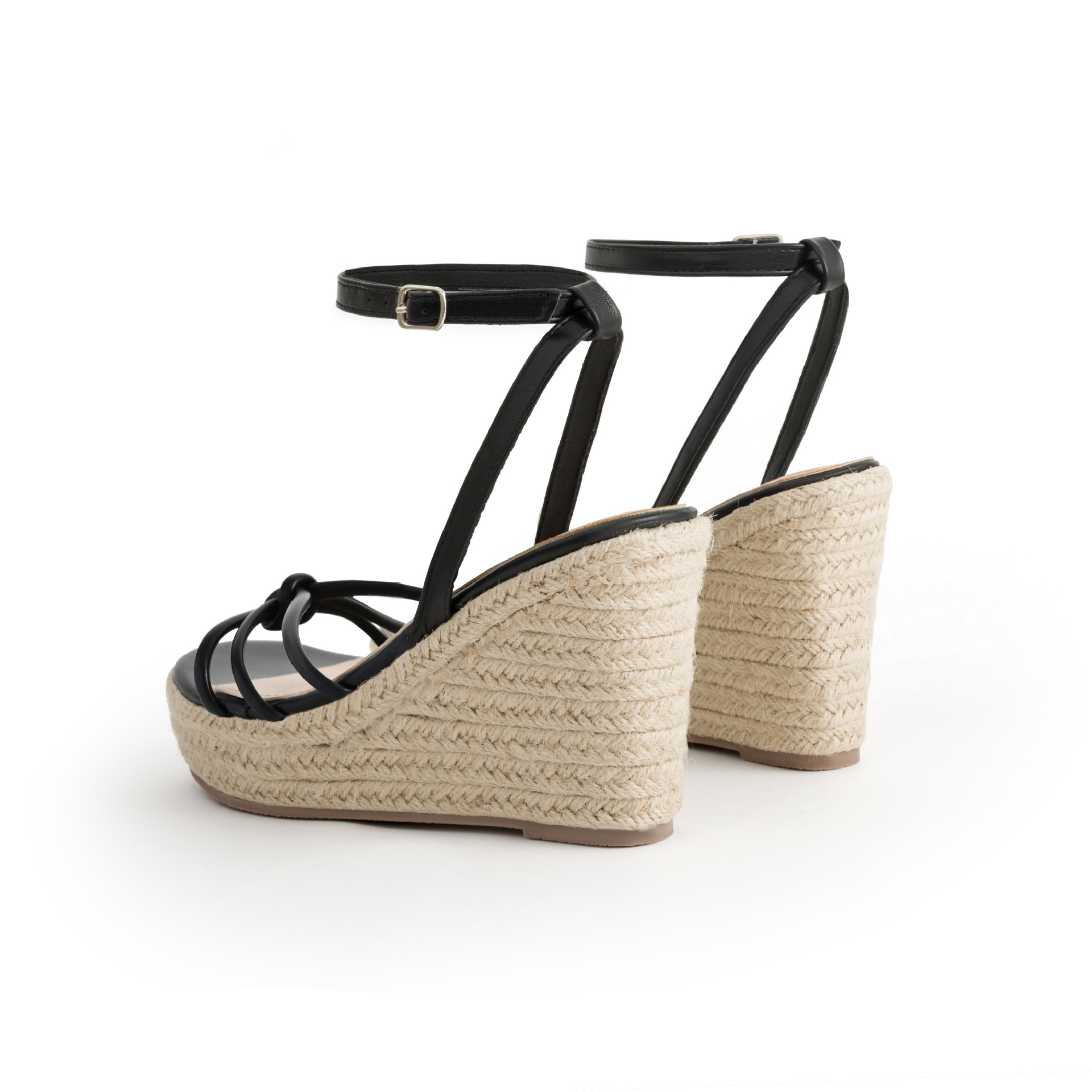 Women's High Heels Wedges Sandals Shoes Ladies Spring Summer Ankle Strap Thick-Soled Platform Roman Outdoor Sandalias OEM detail
